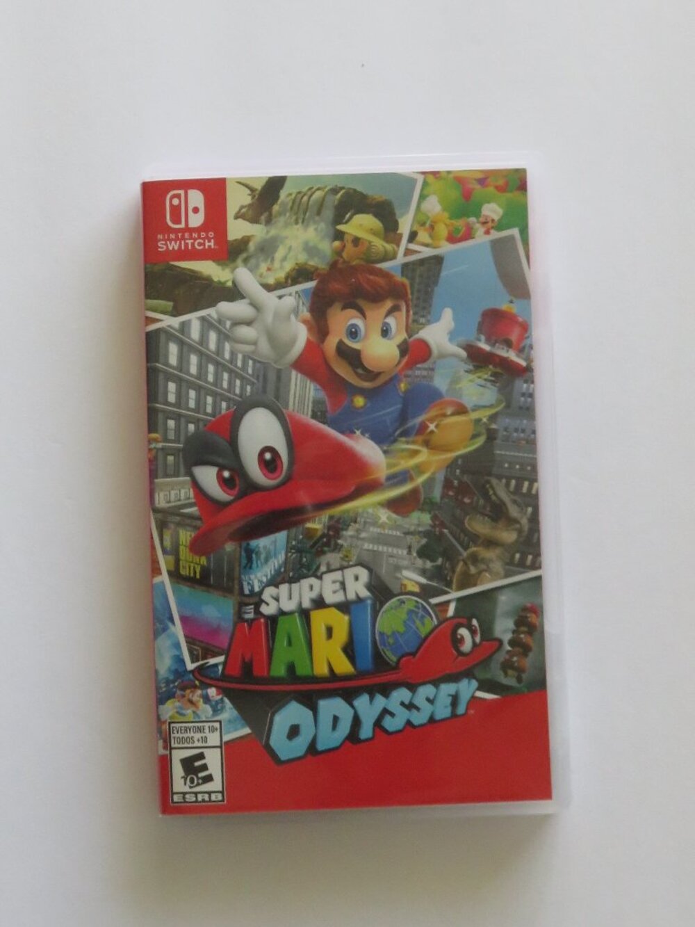 (#109) Super Mario odyssey switch Case and game